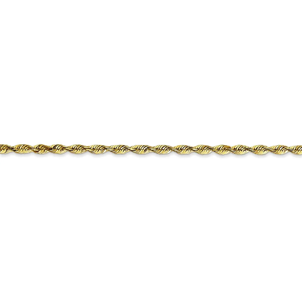 10k 2.25mm Extra-Light D/C Rope Chain