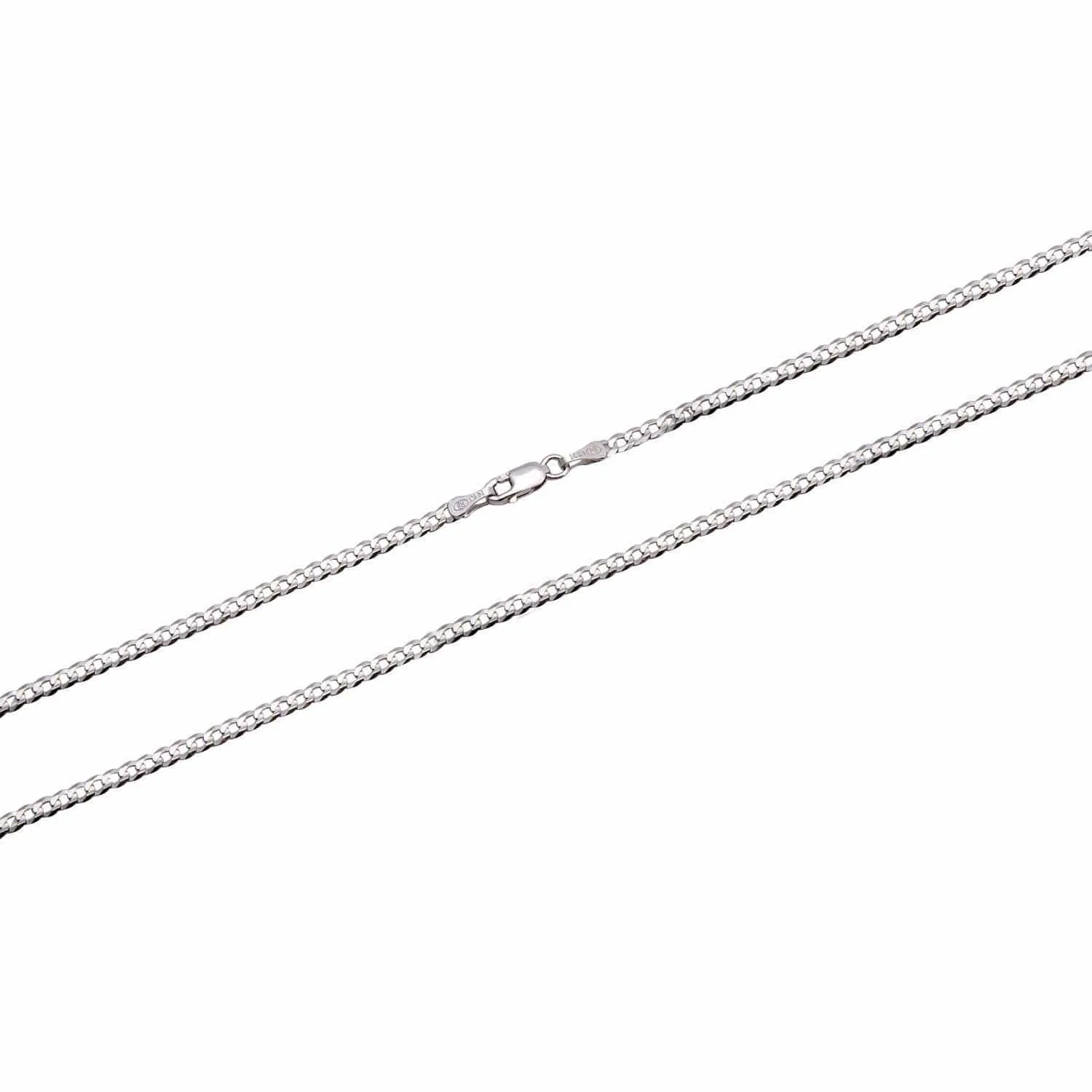 10K White Gold Men's 2.7MM Miami Cuban Chain