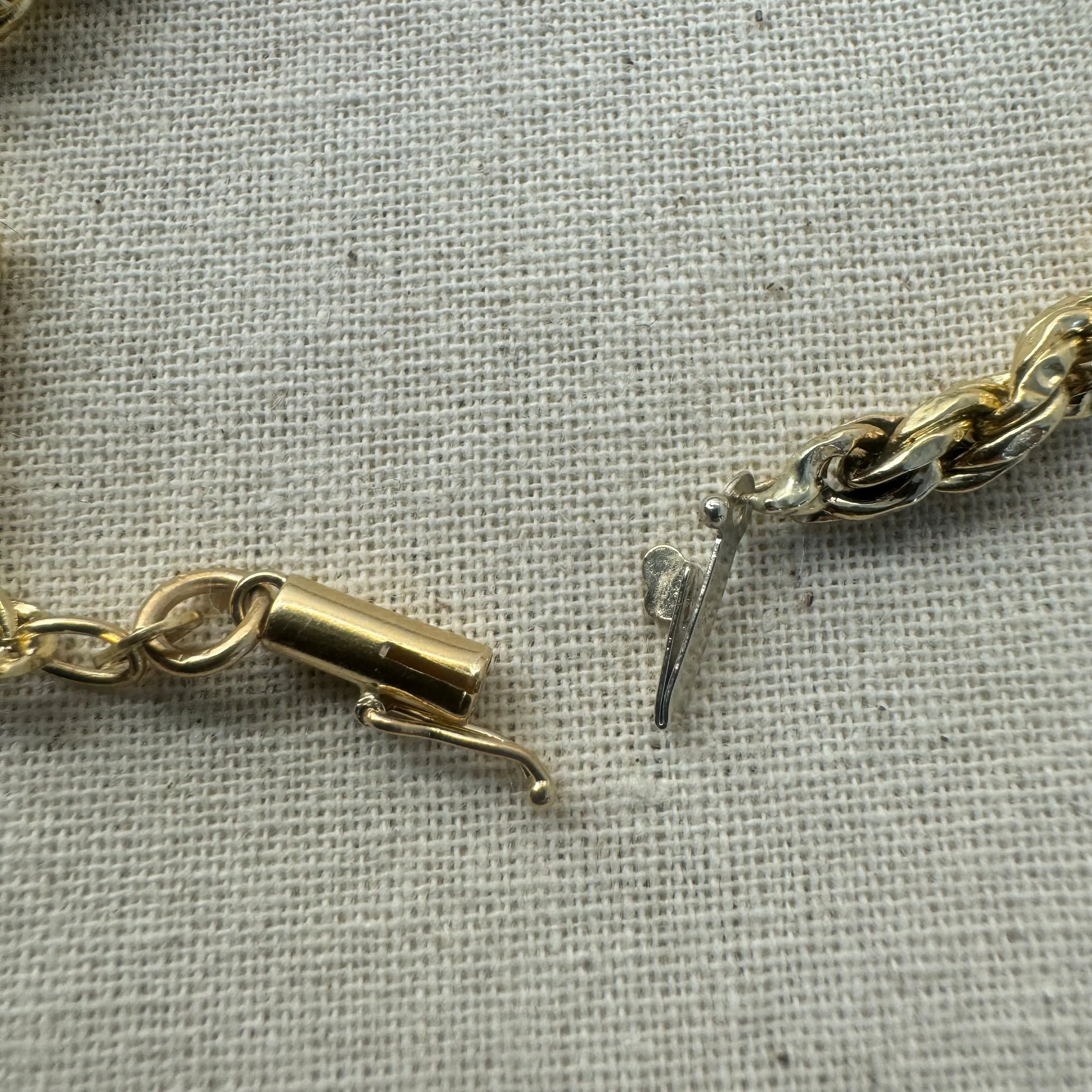 14K gold classic Rope bracelet