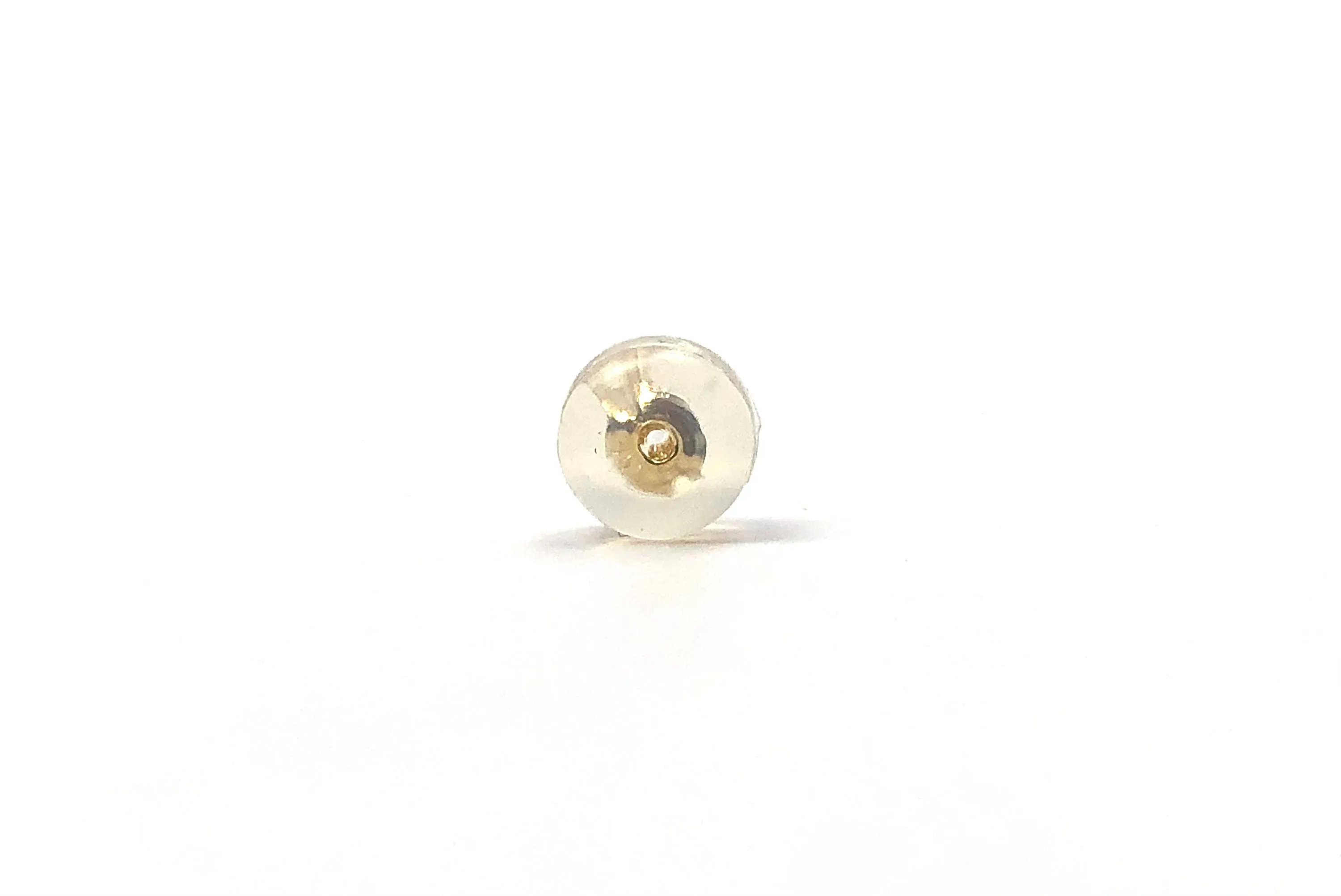 14K solid yellow gold / silicone ear backing, SKU# 11-27-206