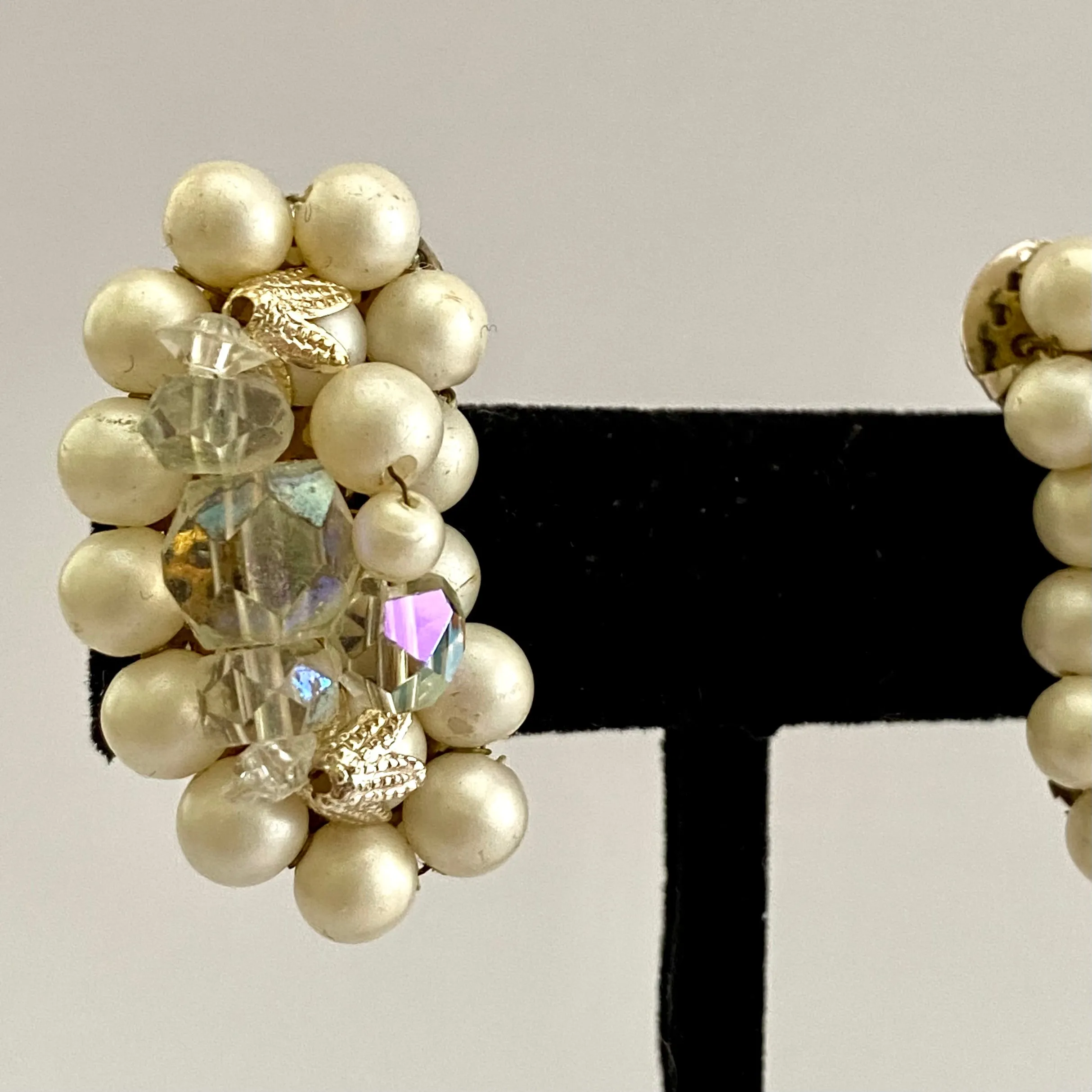 1960s Japan Crescent-Shaped Earrings
