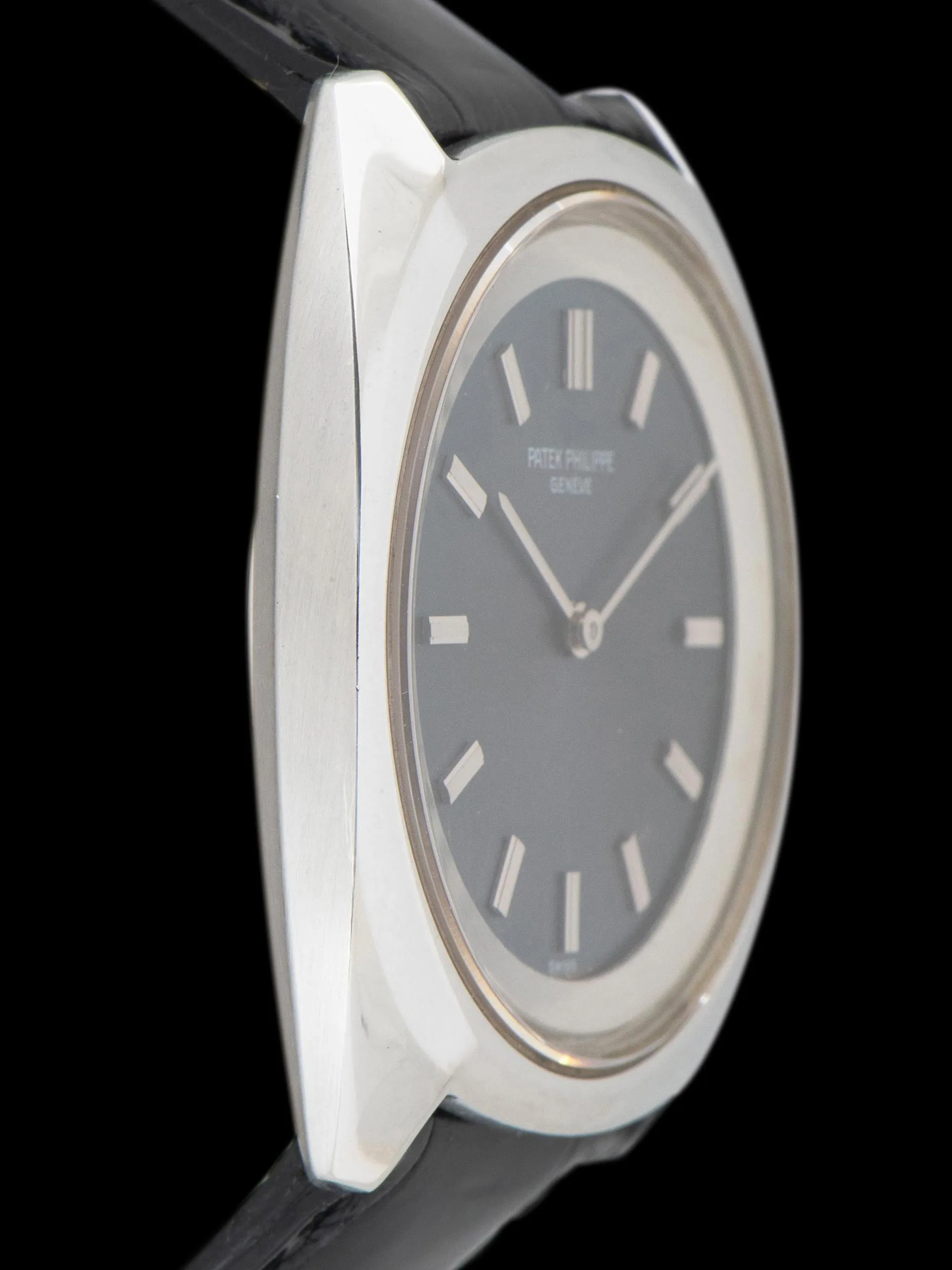 1970s Patek Philippe Stainless Steel Calatrava (Ref. 3579-1) W/ Box, Accessories, & Original Sales Receipt