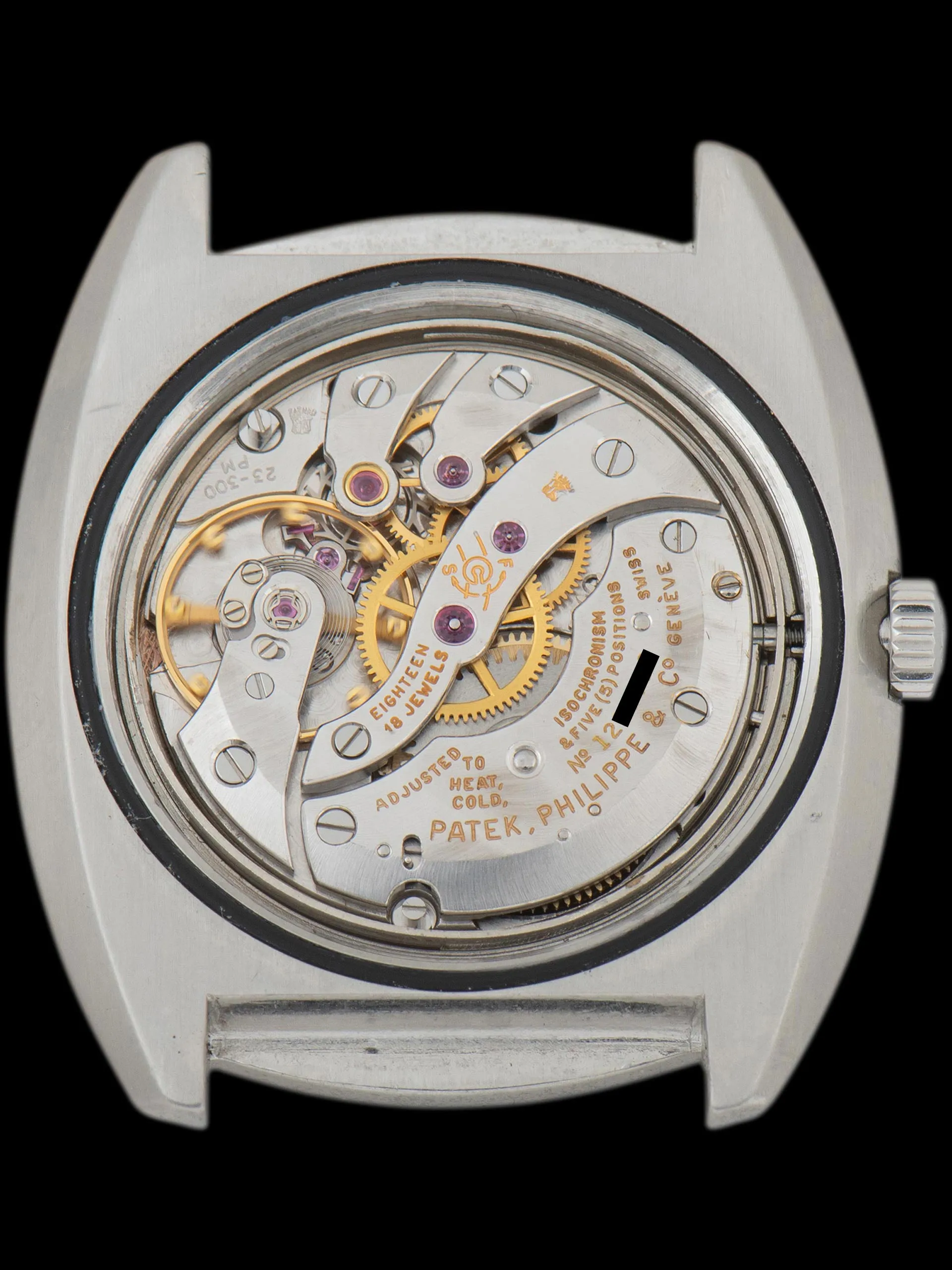 1970s Patek Philippe Stainless Steel Calatrava (Ref. 3579-1) W/ Box, Accessories, & Original Sales Receipt
