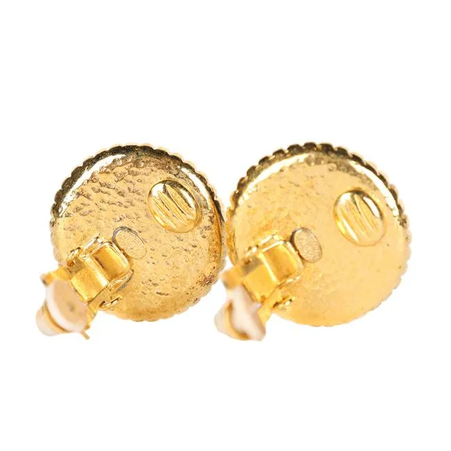 24kt Gold Clip-On Earrings