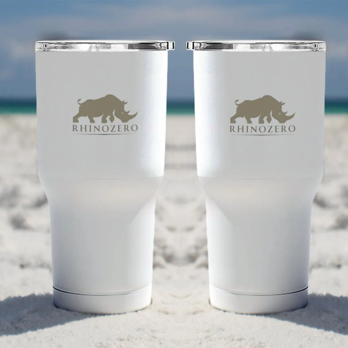 30 oz RHINOZERO Half Print Insulated Tumbler.