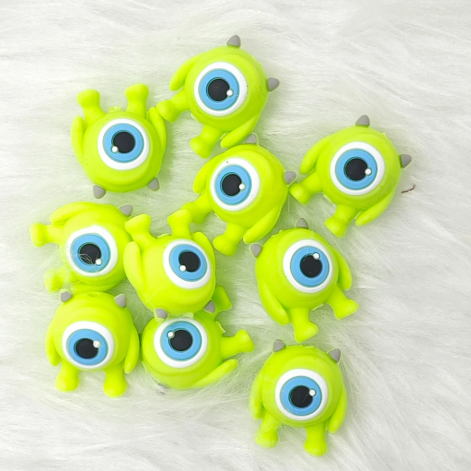 3D Alien Silicone Focal Beads Wholesale, character focal beads