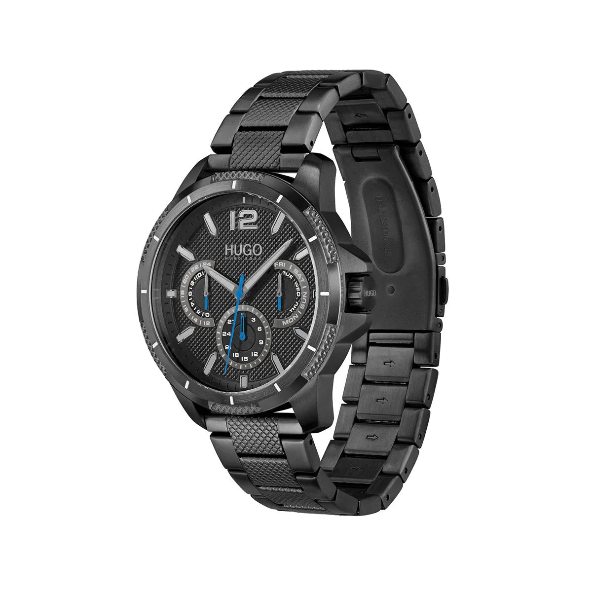 46mm Sports Watch And Black Dial