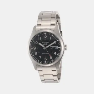 5 Sports Men Automatic Black Dial Analog Stainless Steel Watch SRPG27K1