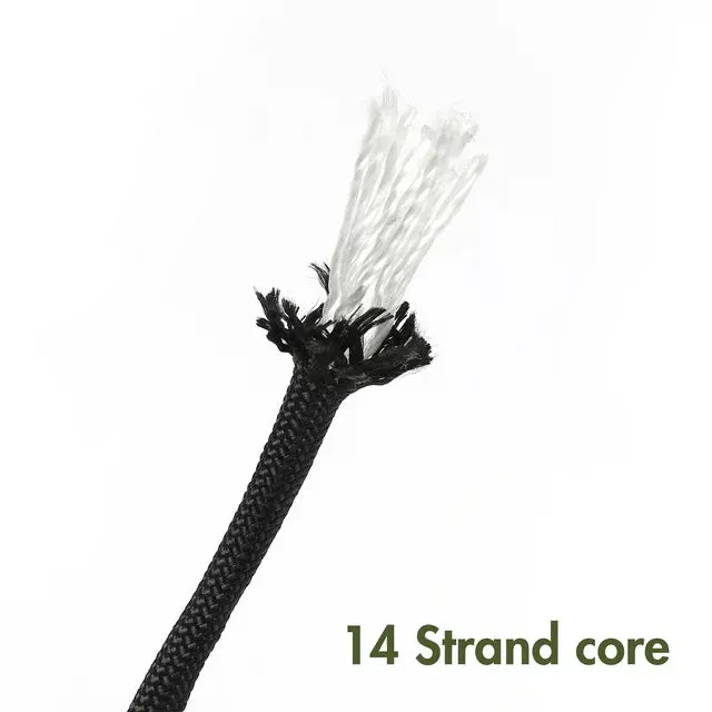550 Paracord Rope with 7 Cores, Dia. 4mm - 50ft length: Ideal for Camping, Survival, Hiking, and Tent Accessories