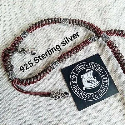 925 Sterling silver men's necklace, Vikings jewelry, men's accessories. Mjolnir necklace  Scandinavian style.