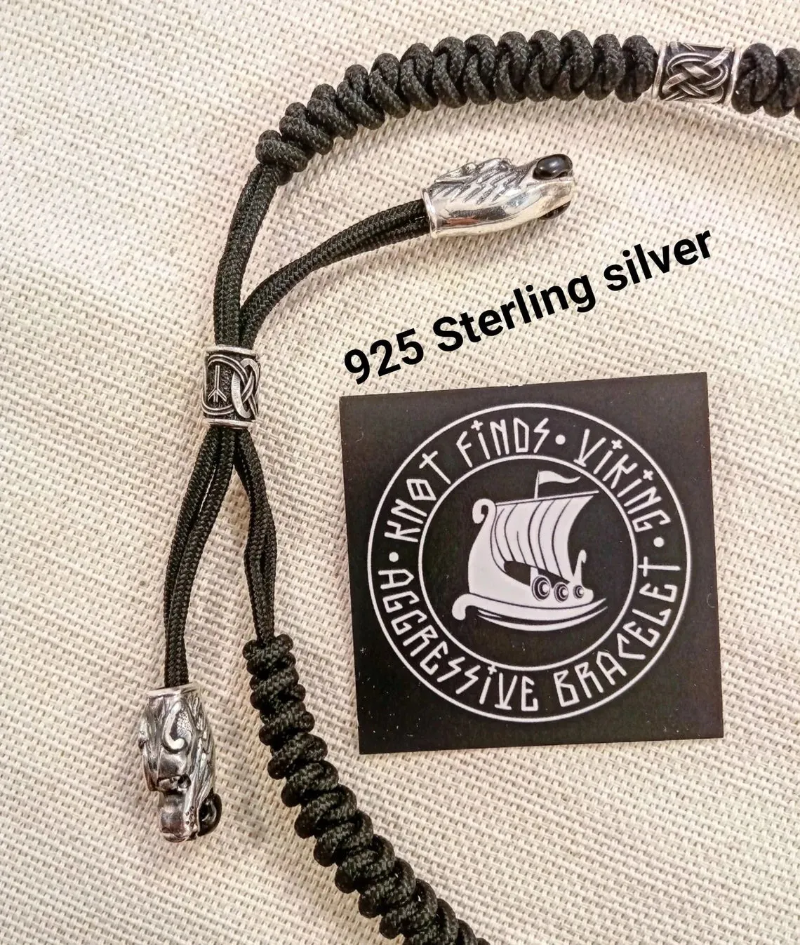 925 Sterling silver viking necklace. Scandinavian jewelry. Mens luxury accessories. Gift for viking.