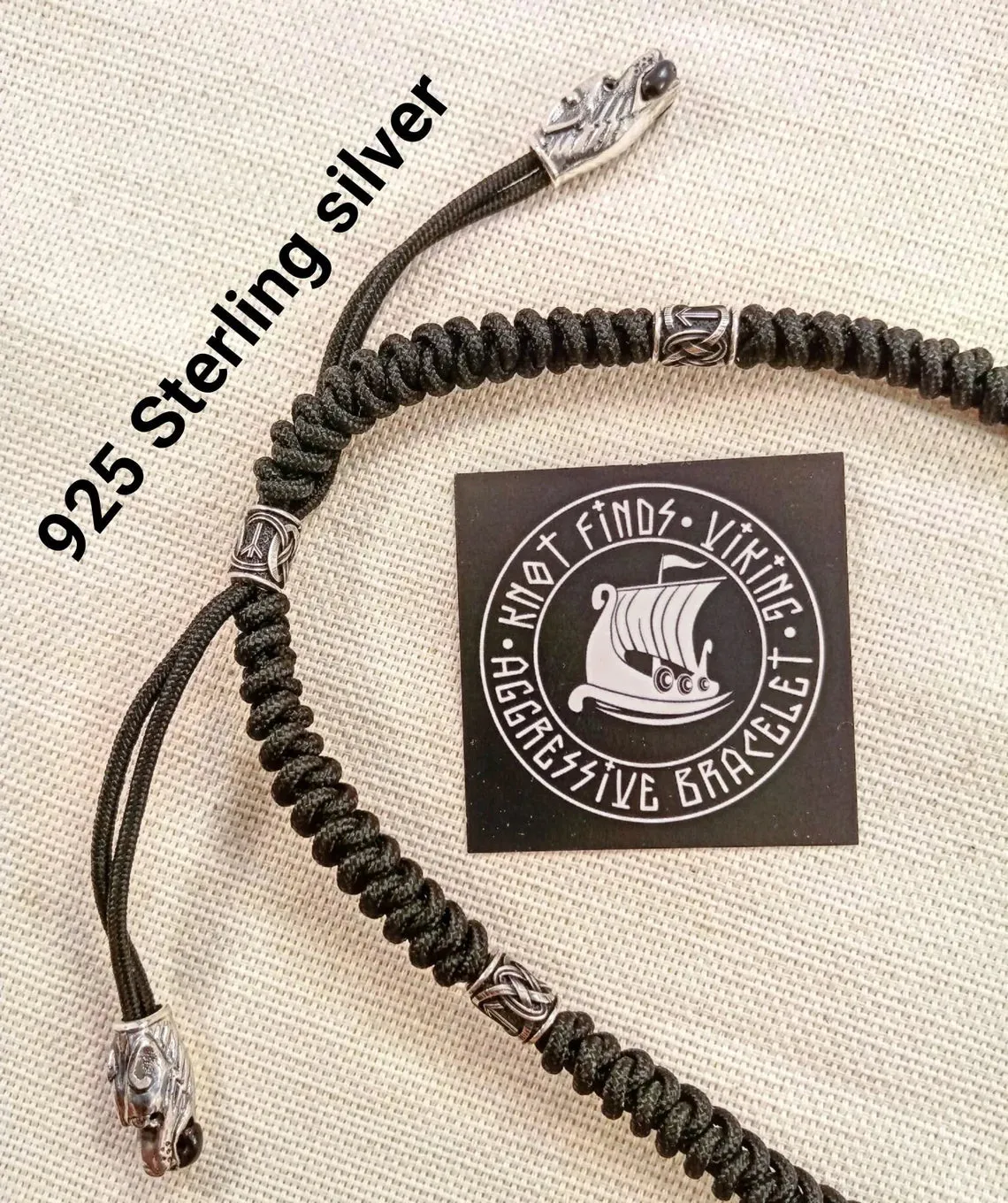 925 Sterling silver viking necklace. Scandinavian jewelry. Mens luxury accessories. Gift for viking.
