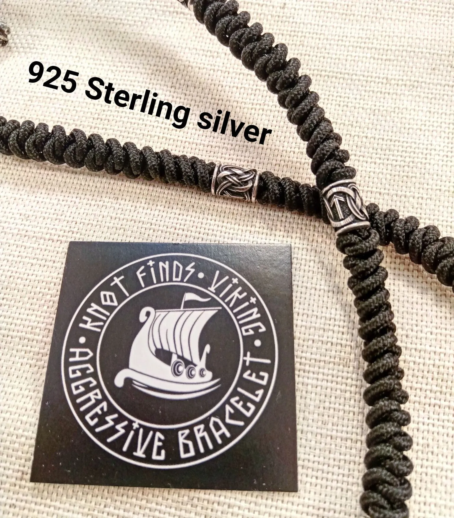 925 Sterling silver viking necklace. Scandinavian jewelry. Mens luxury accessories. Gift for viking.