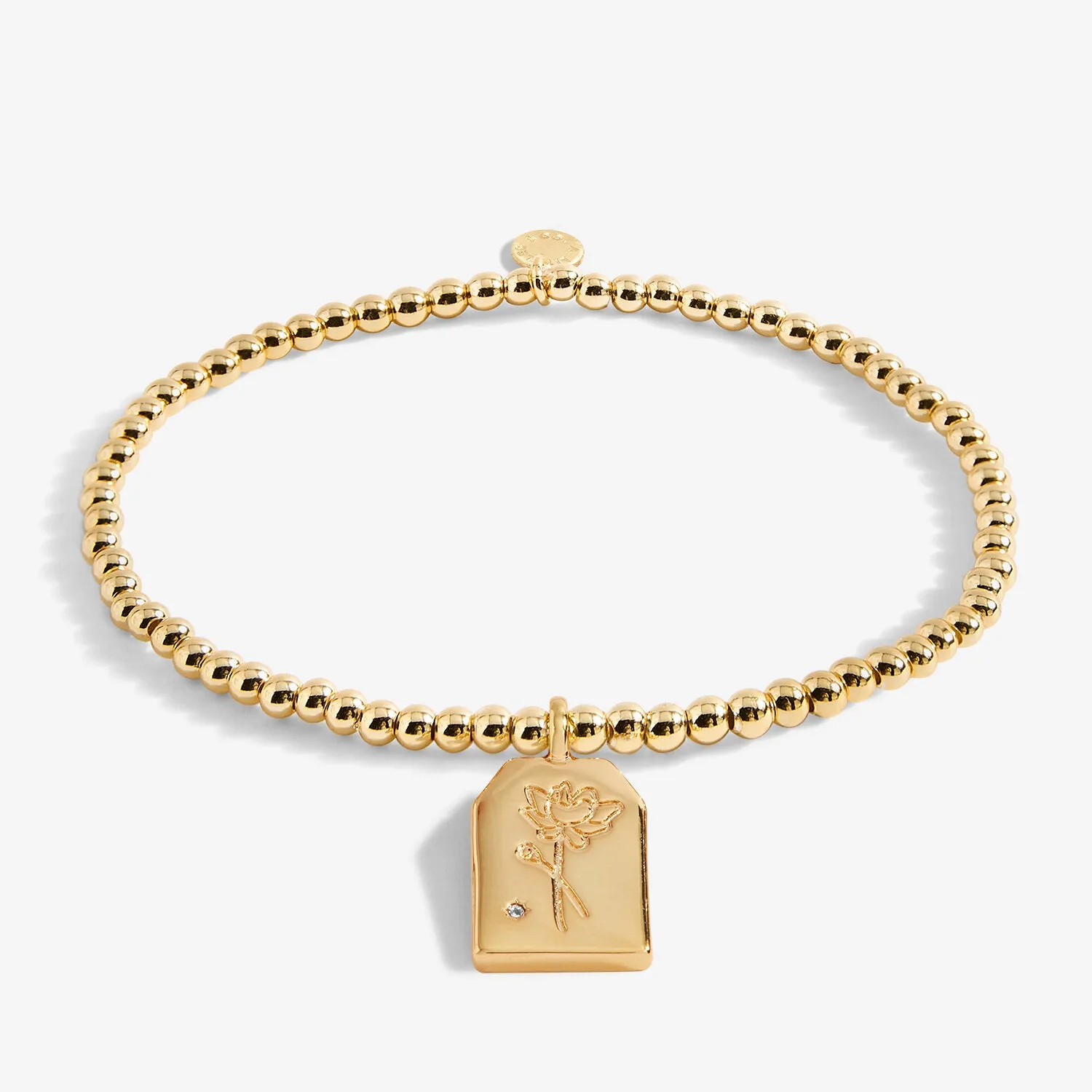 A Little 'Thank You' Bracelet in Gold-Tone Plating