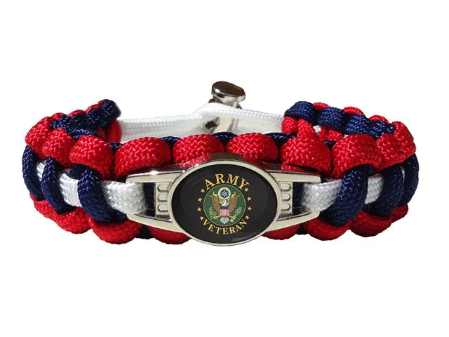 Army Veteran Paracord Bracelet