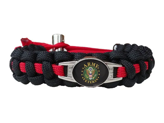 Army Veteran Paracord Bracelet