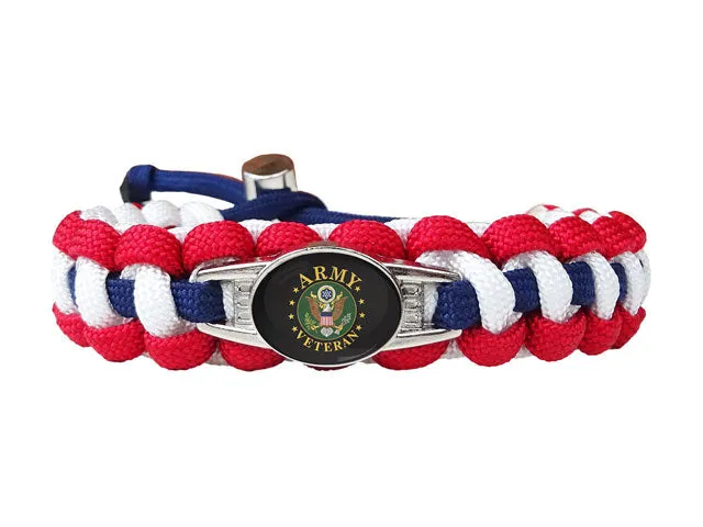 Army Veteran Paracord Bracelet