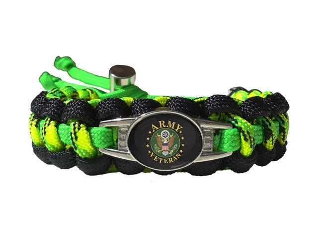 Army Veteran Paracord Bracelet
