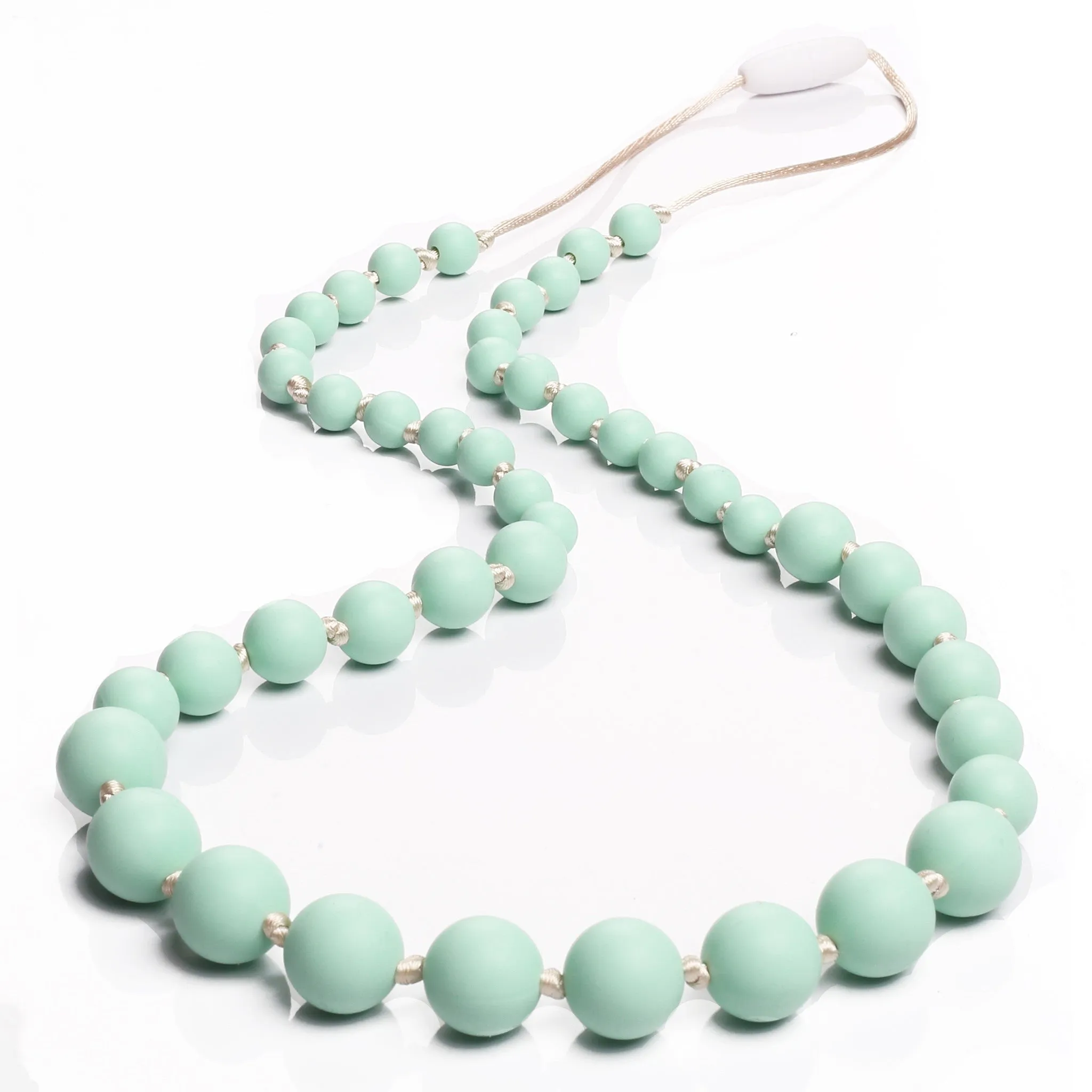 Audrey Teething Necklace - Mint