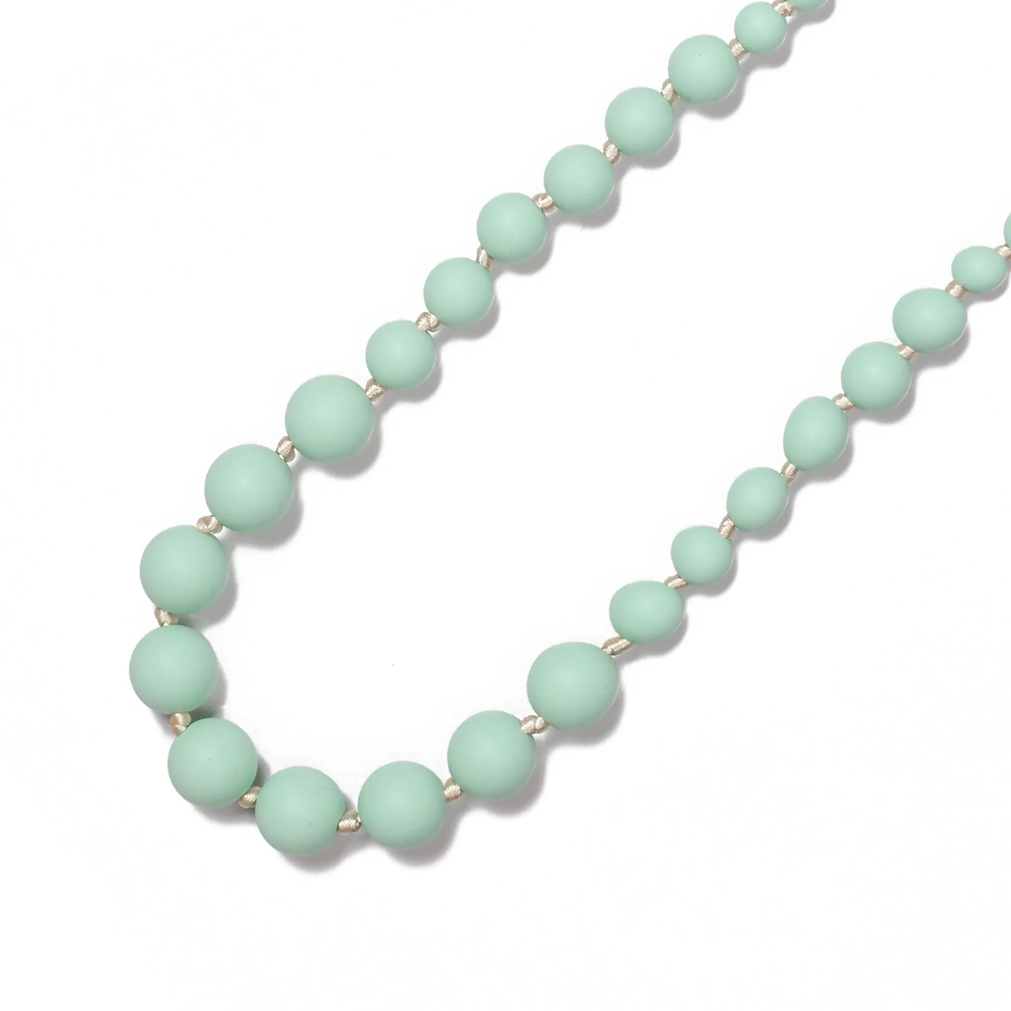 Audrey Teething Necklace - Mint