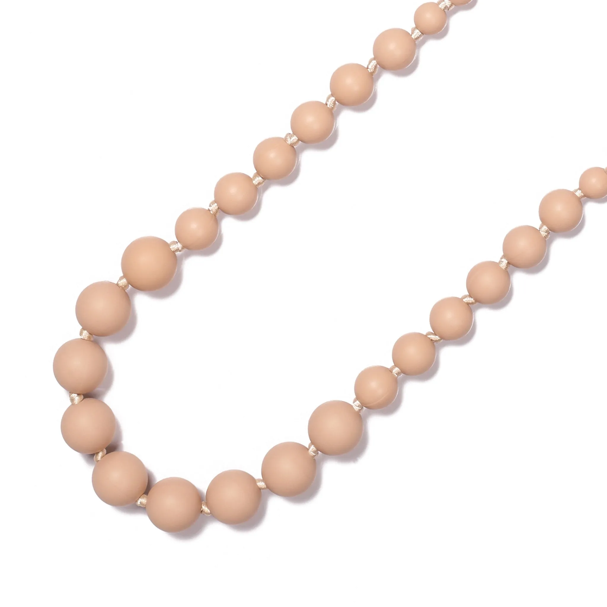 Audrey Teething Necklace - Oatmeal