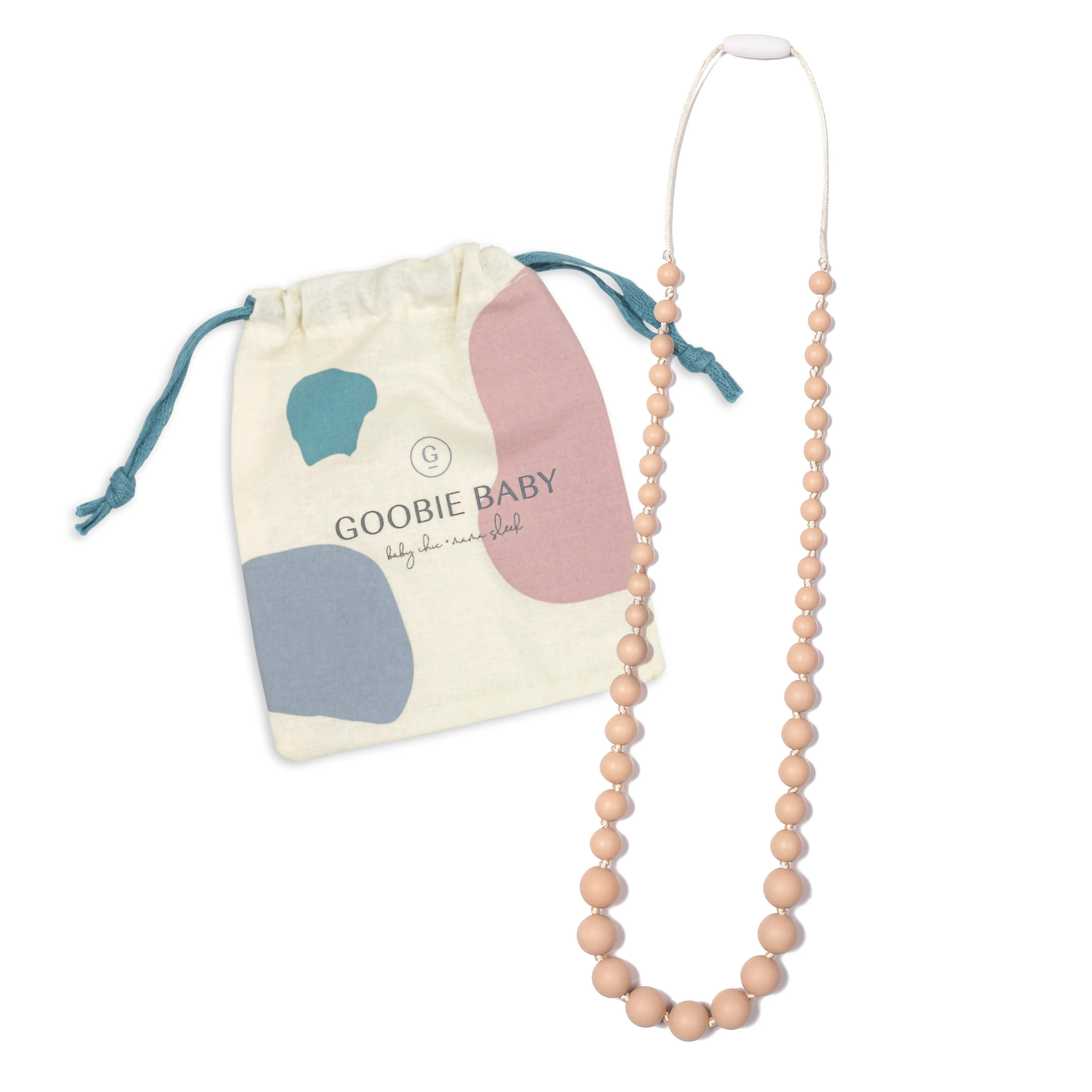Audrey Teething Necklace - Oatmeal