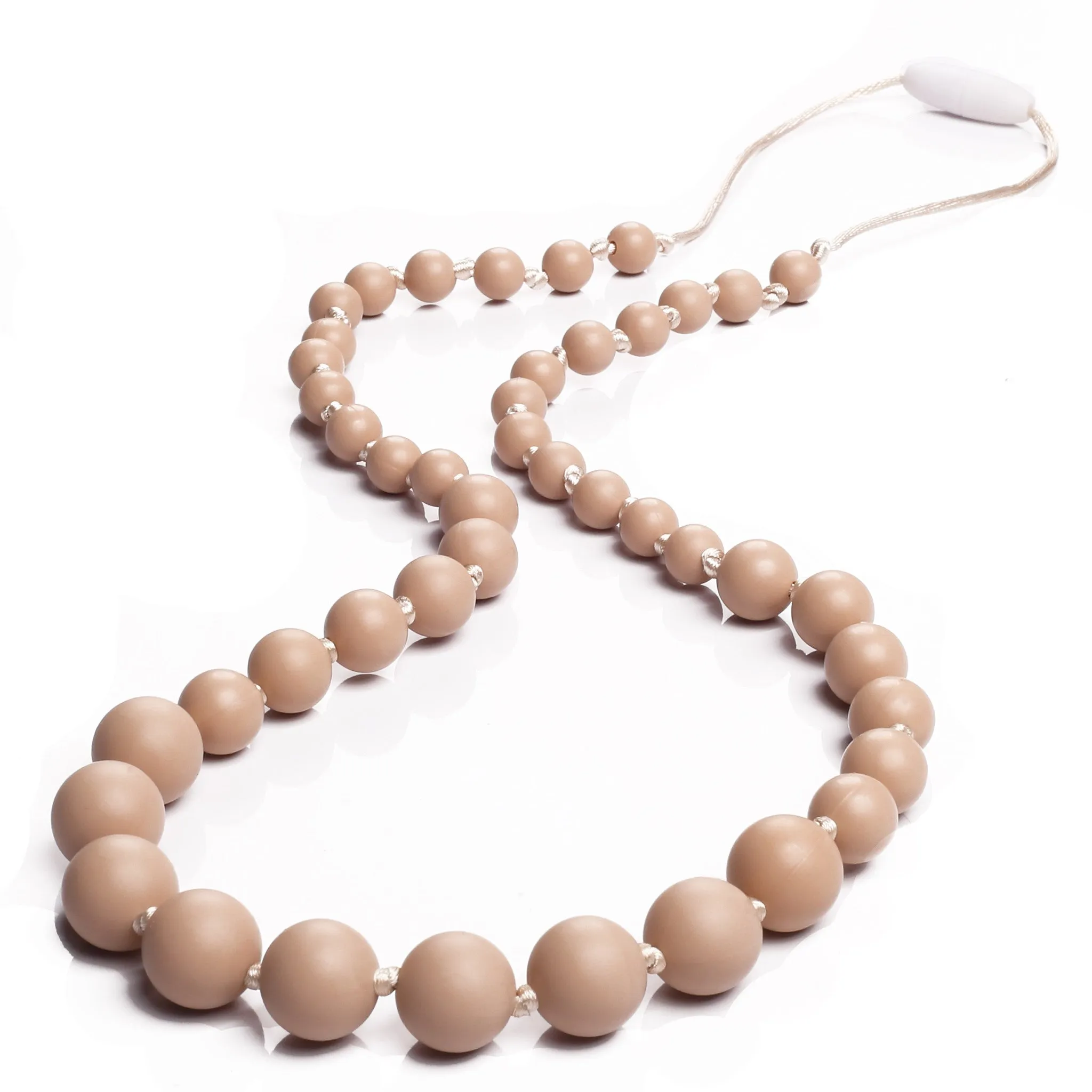 Audrey Teething Necklace - Oatmeal