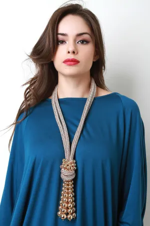 Ball Necklace Paracord Most popular Knotted Chain Unique appearance Statement
