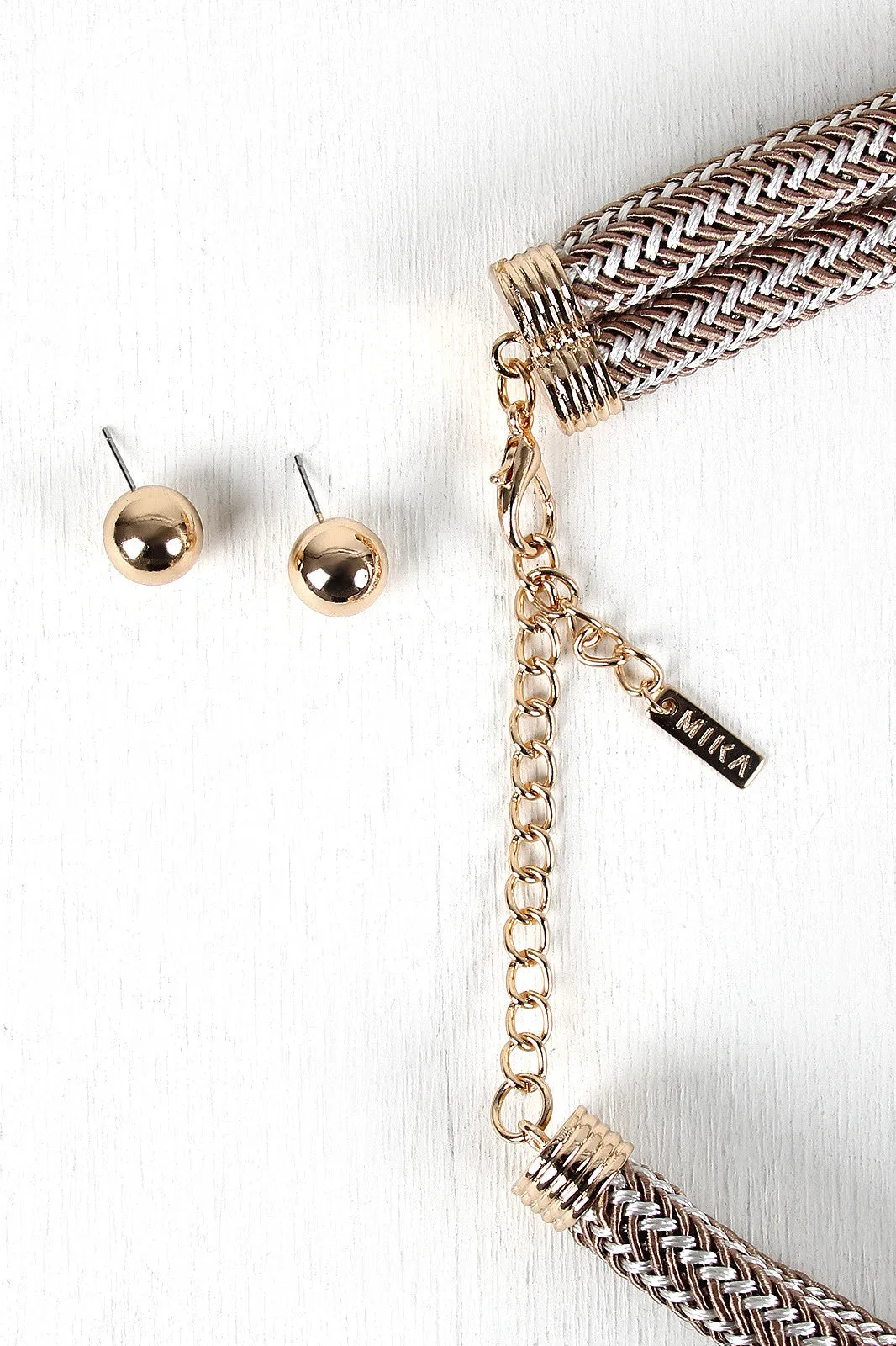 Ball Necklace Paracord Most popular Knotted Chain Unique appearance Statement