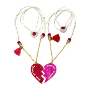 BFF Matching Heart Necklaces