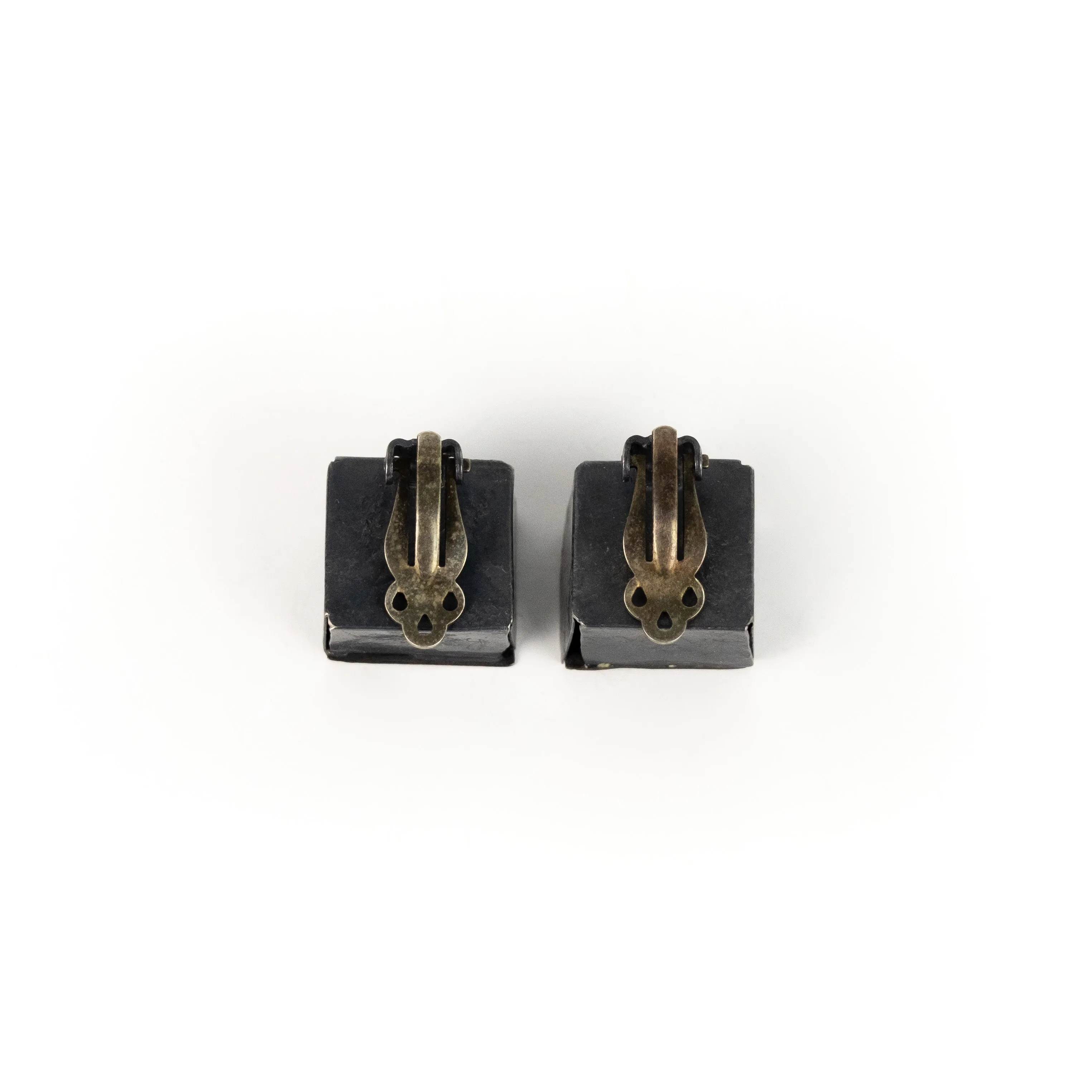 Biba Schutz Clip-On Box Earrings