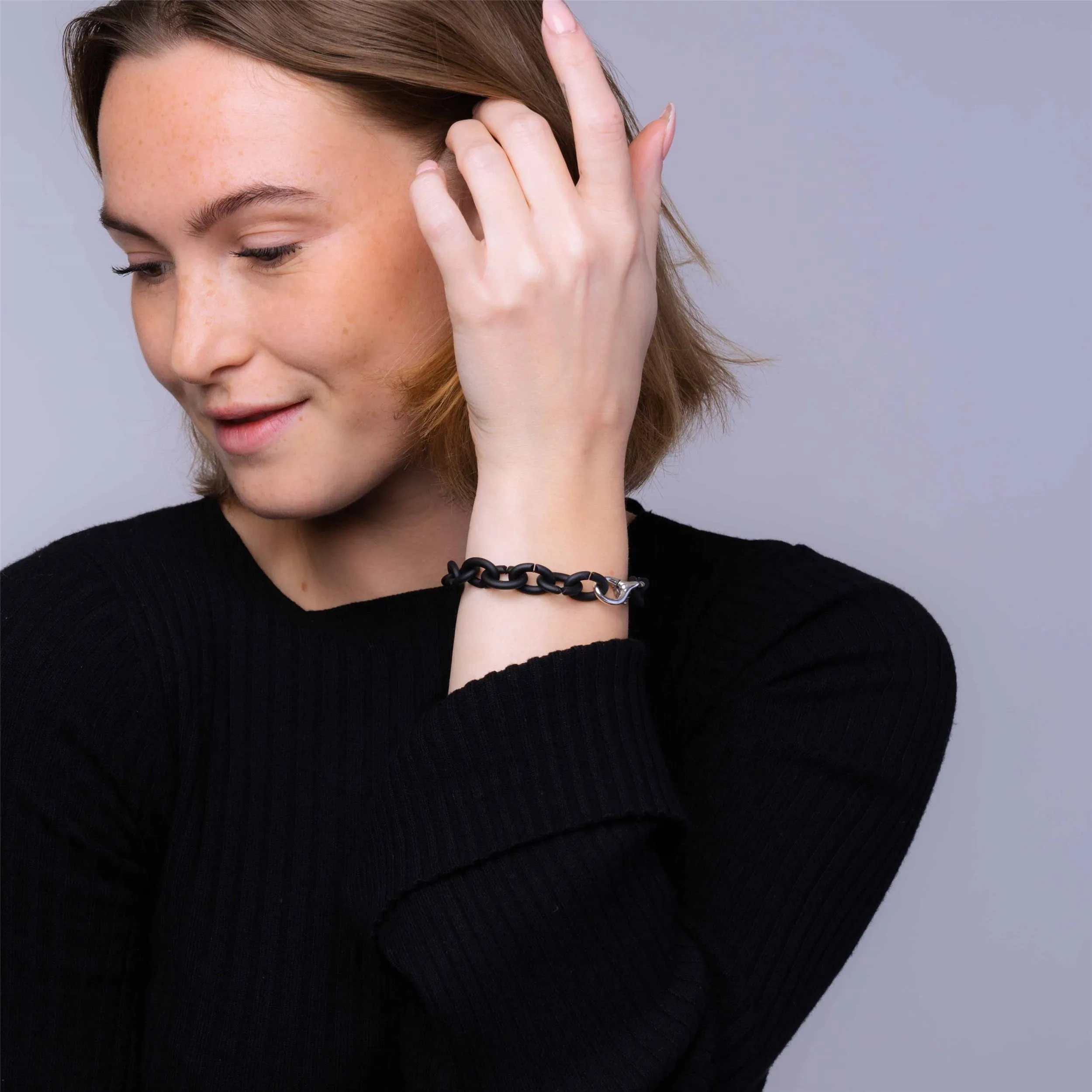 Black Silver Bracelet