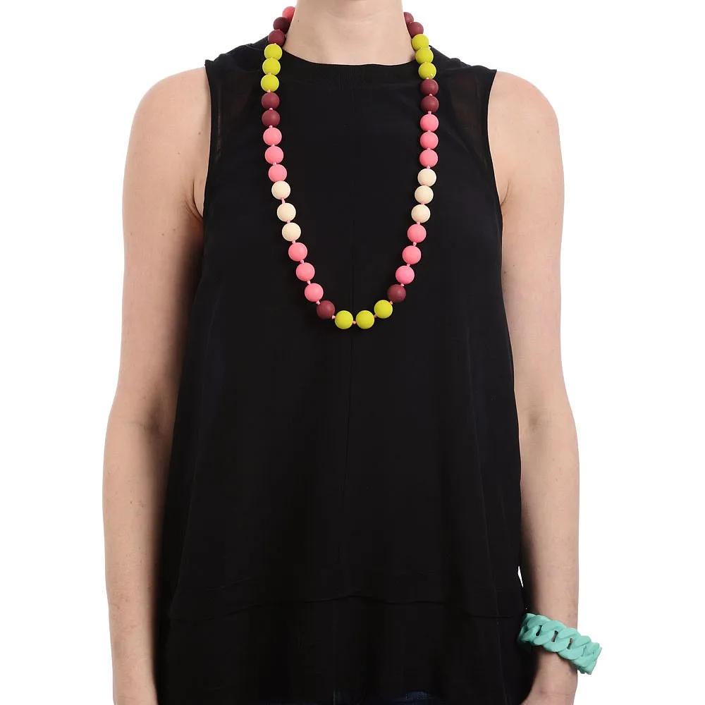Bleecker Necklace - Pink