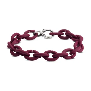 Bordeaux Silver Bracelet