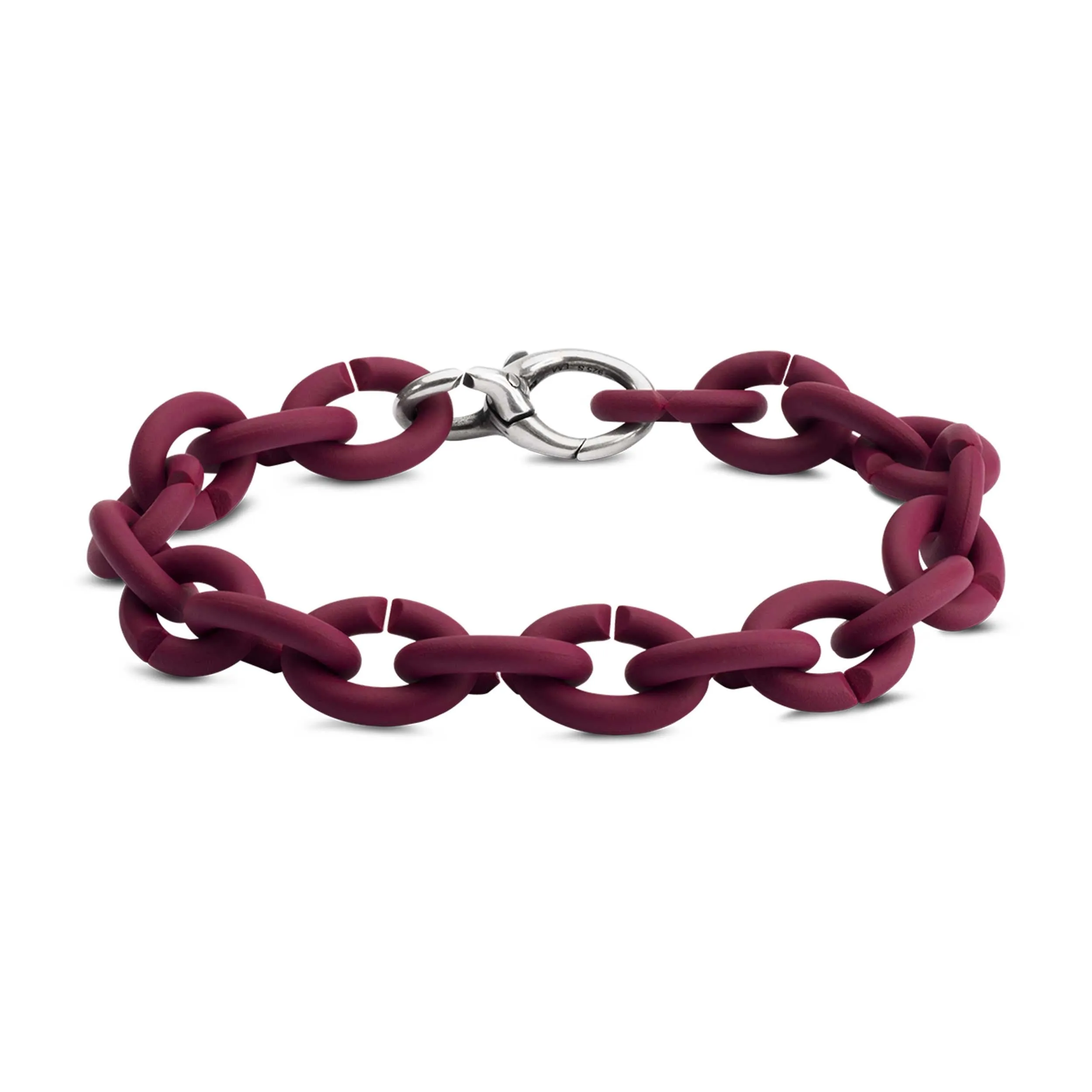 Bordeaux Silver Bracelet