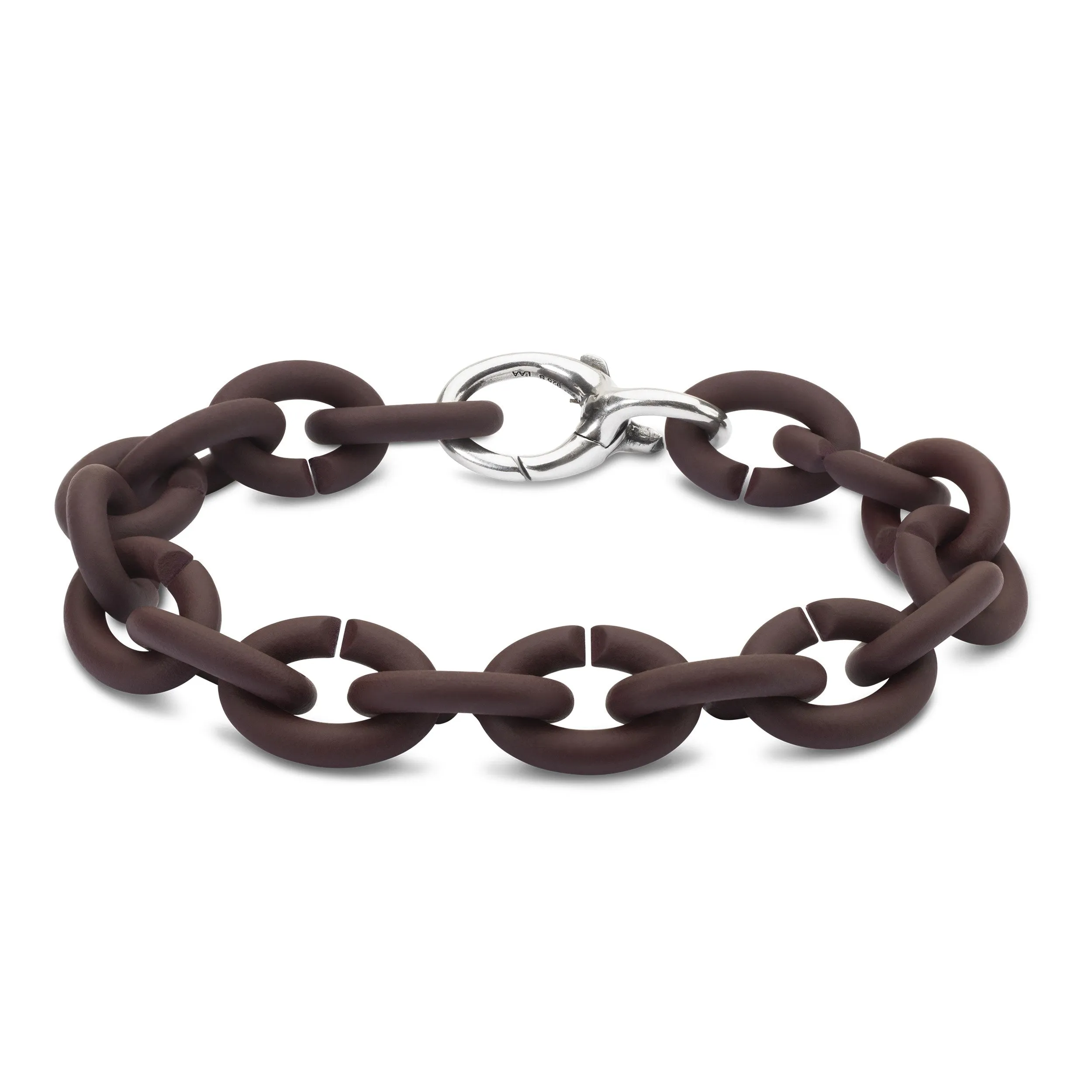 Brown Silver Bracelet