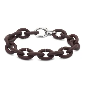 Brown Silver Bracelet