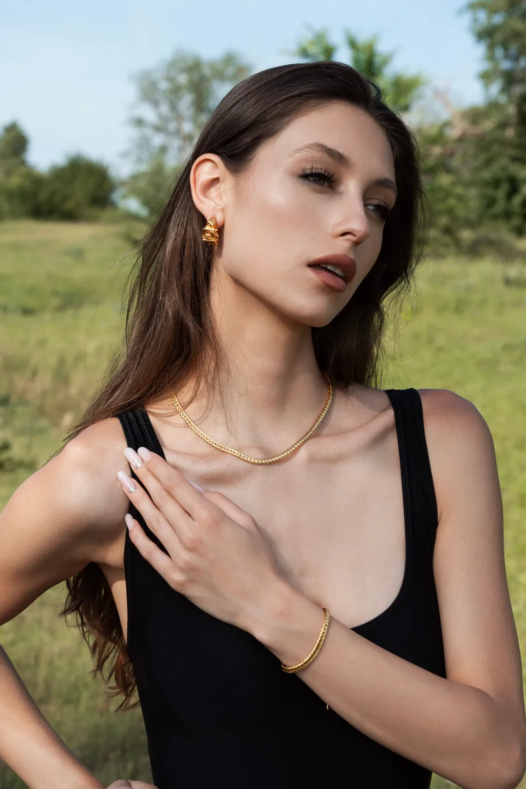Camilla Gold Chain Bracelet