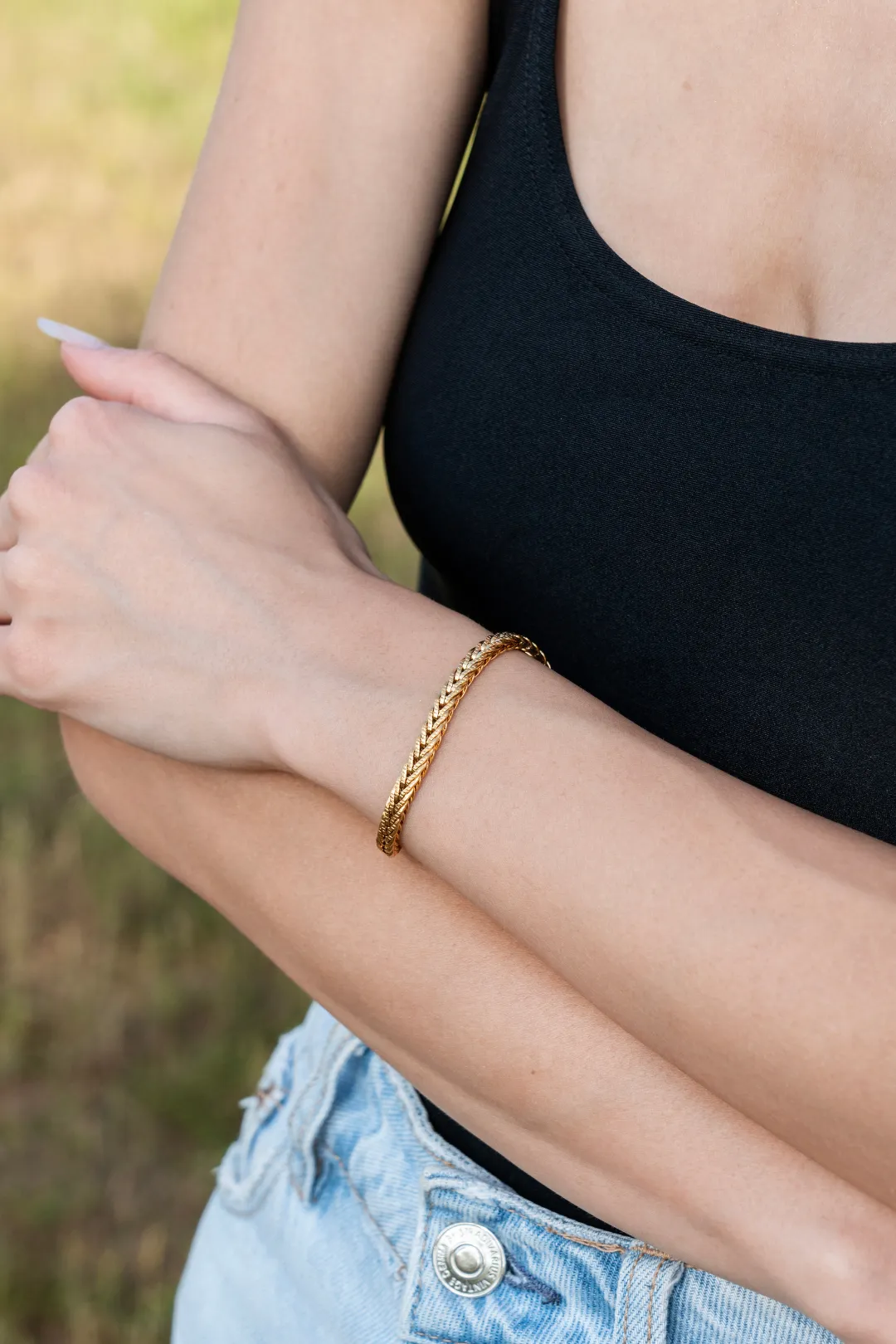 Camilla Gold Chain Bracelet