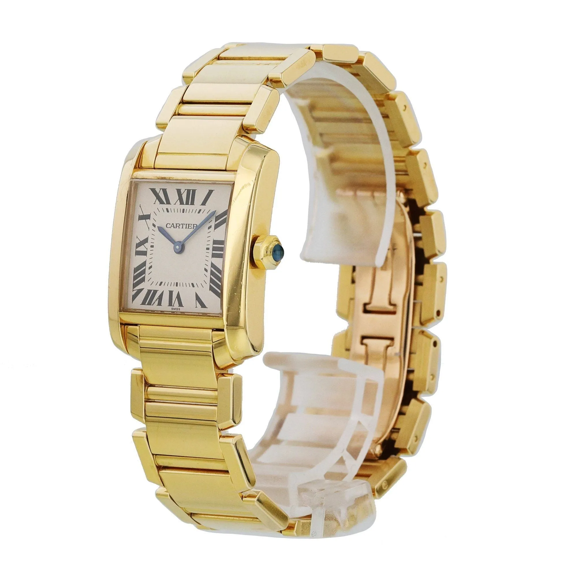 Cartier Tank Francaise 1821 Midsize Ladies Watch Box Papers