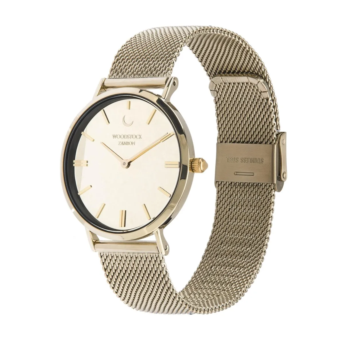 Champagne Mirror Watch