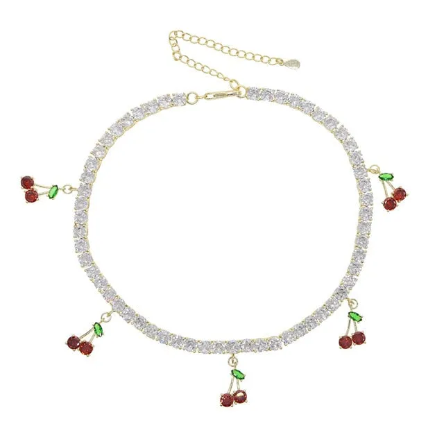 Cherry tennis choker
