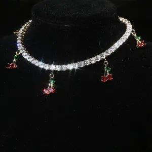 Cherry tennis choker