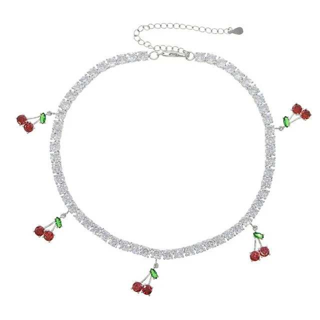 Cherry tennis choker