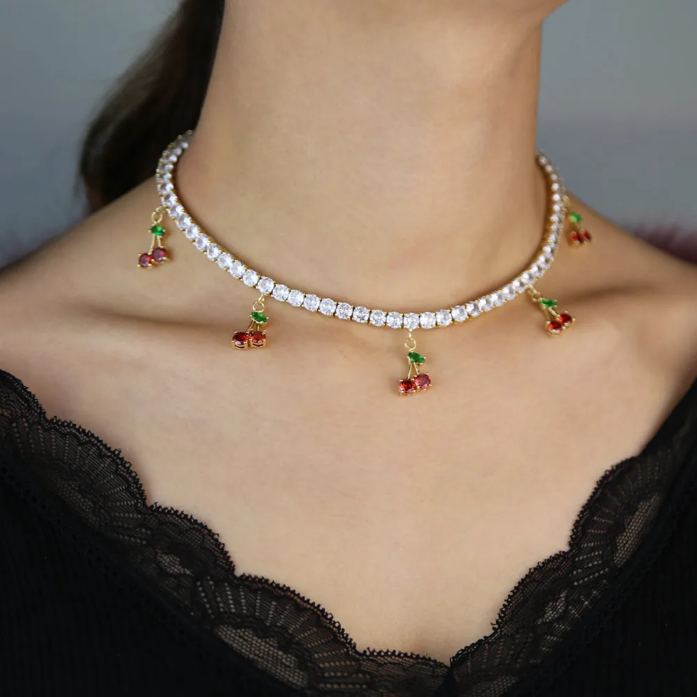 Cherry tennis choker