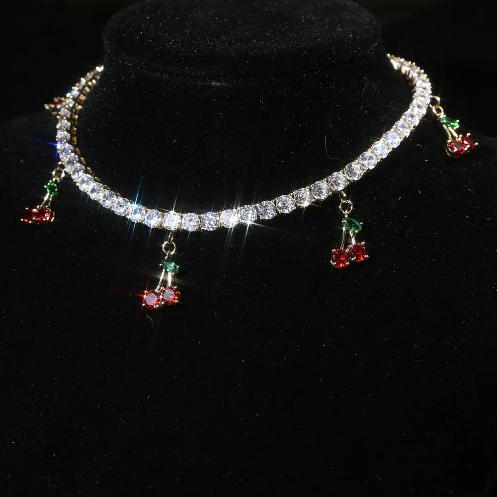 Cherry tennis choker