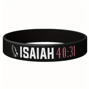 Christian Bible Verse Silicone Bracelets
