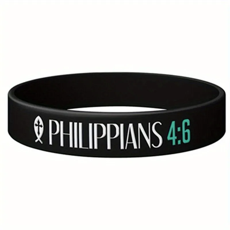 Christian Bible Verse Silicone Bracelets