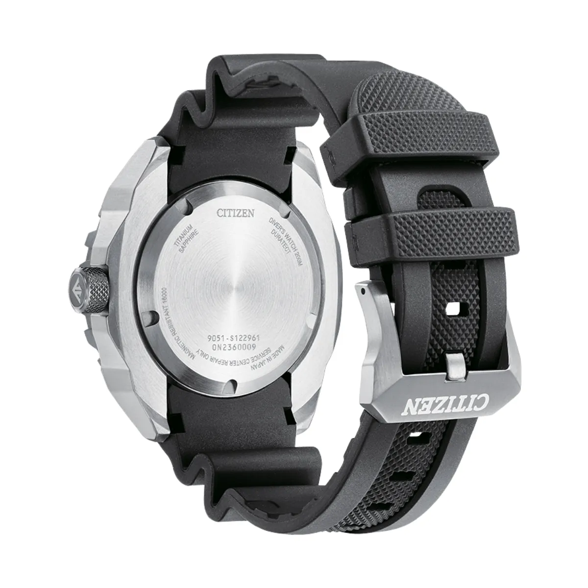 Citizen Promaster NB6004-08E NB6004 Automatic Diver Black Dial Rubber Mens Watch