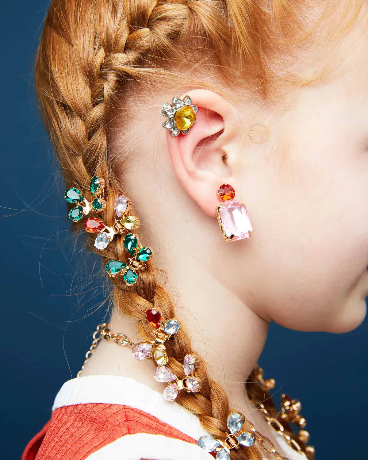 Dinner & A Movie Clip-On Earrings